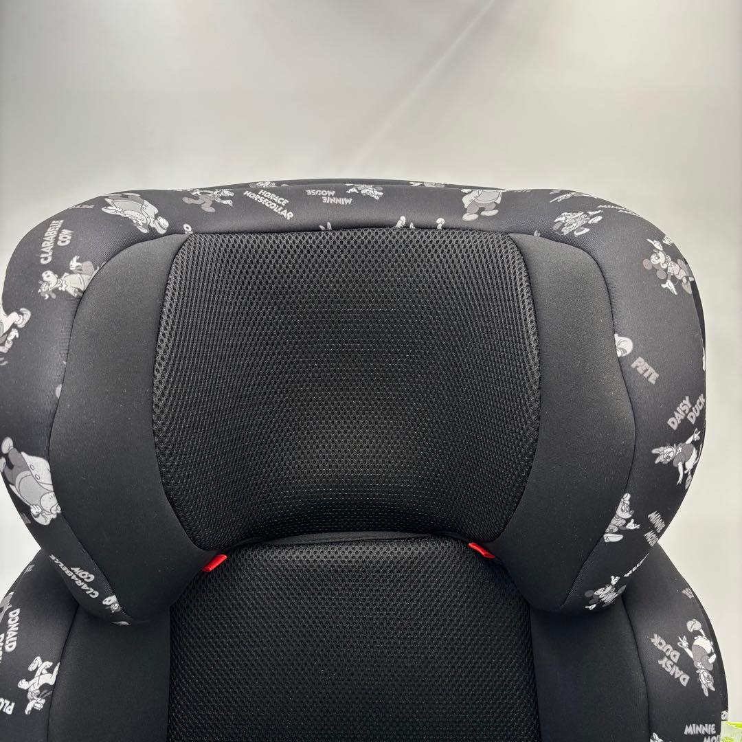 極美品　ハイバック　ディズニー　ジュニアシート　ミッキーマウス　ISOFIX