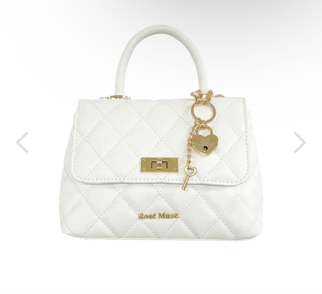 Rosé Muse Quilting mini shoulder bag