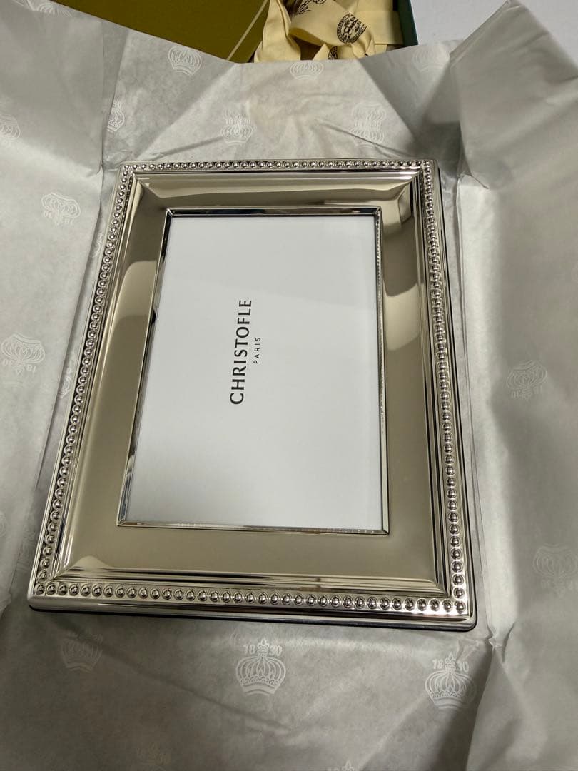 【値下げ】新品未使用 Christofle パール フォトフレーム