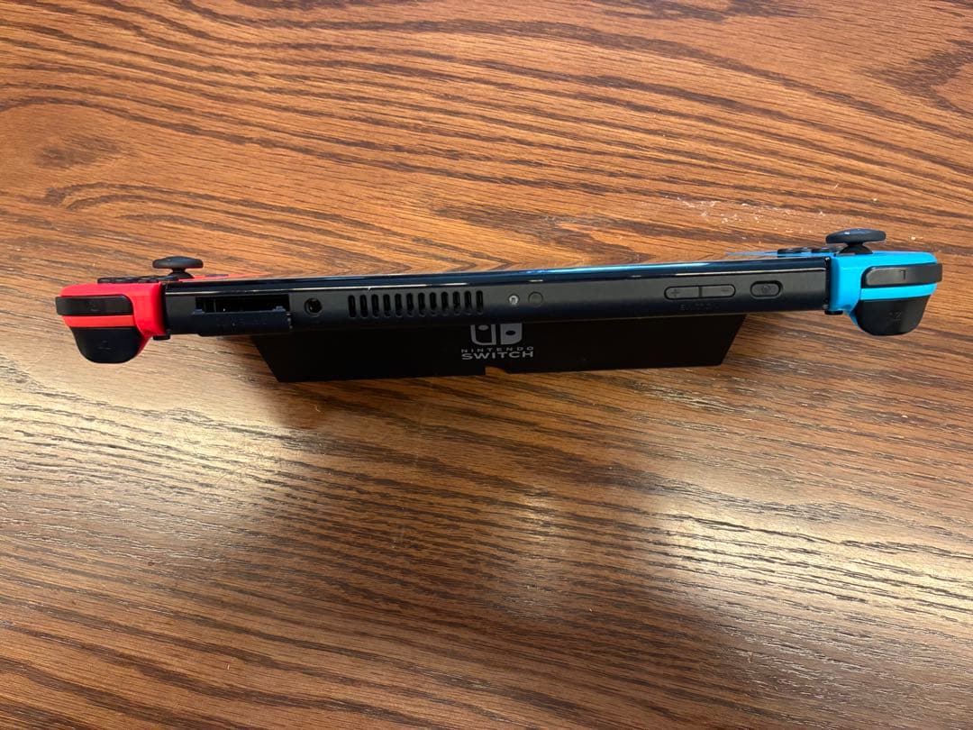 画面美品 Switch 有機EL 本体 ネオン 完品 ソフト付