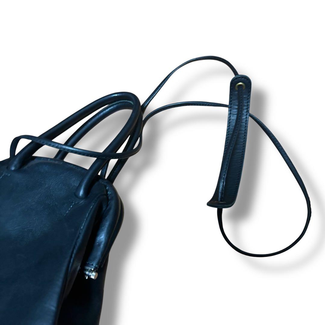 【極美品】sot Eleganzaレザー がま口 2wayショルダーバッグ