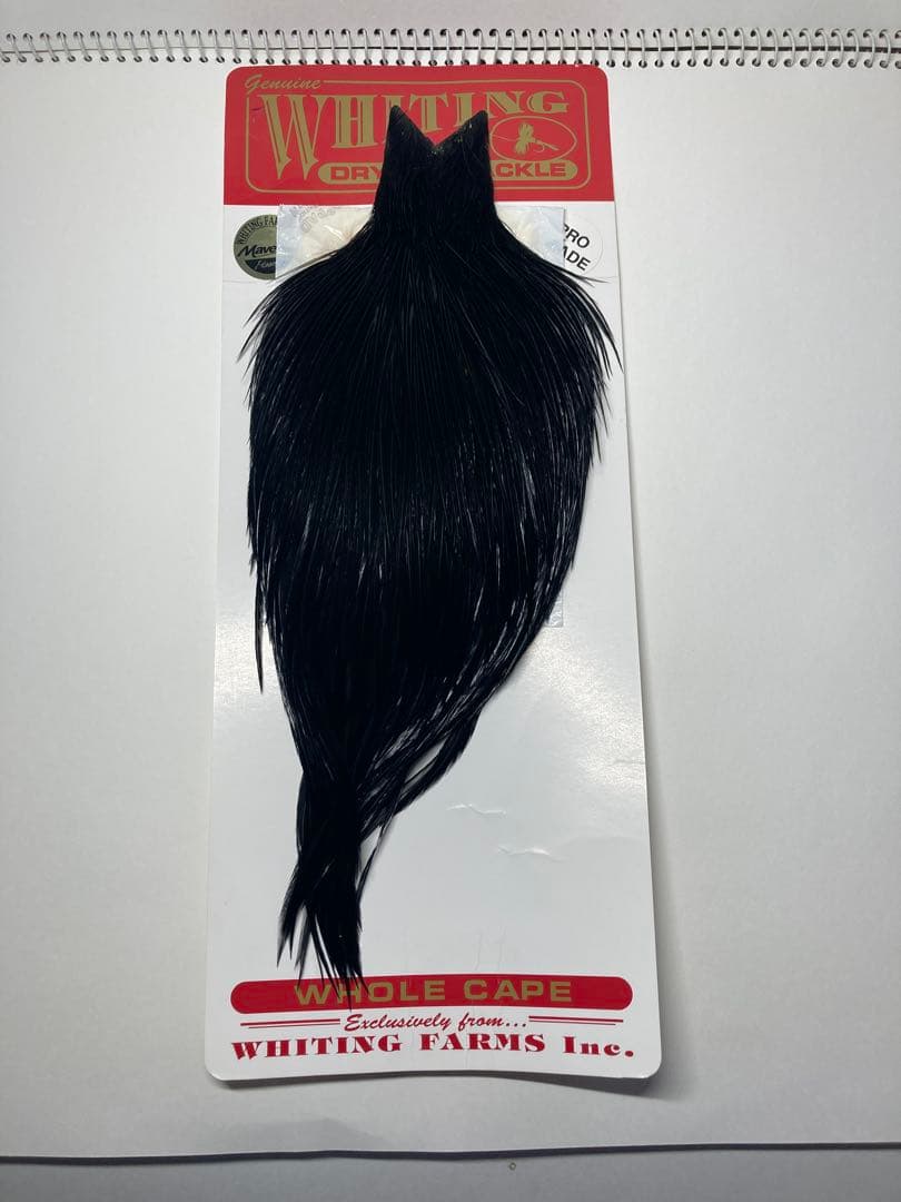 ホワイティング コック ハックル【ブラック】　プログレード