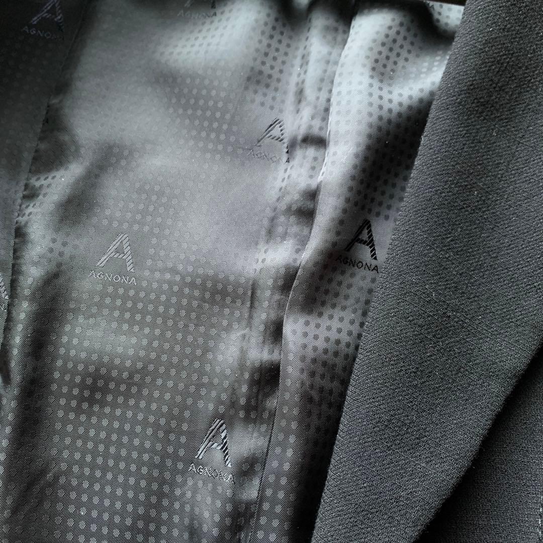 美品 AGNONA ヴァージンウール フォーマル アンサンブル クリーニング届