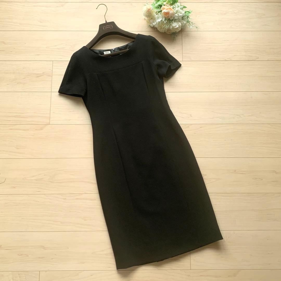 美品 AGNONA ヴァージンウール フォーマル アンサンブル クリーニング届