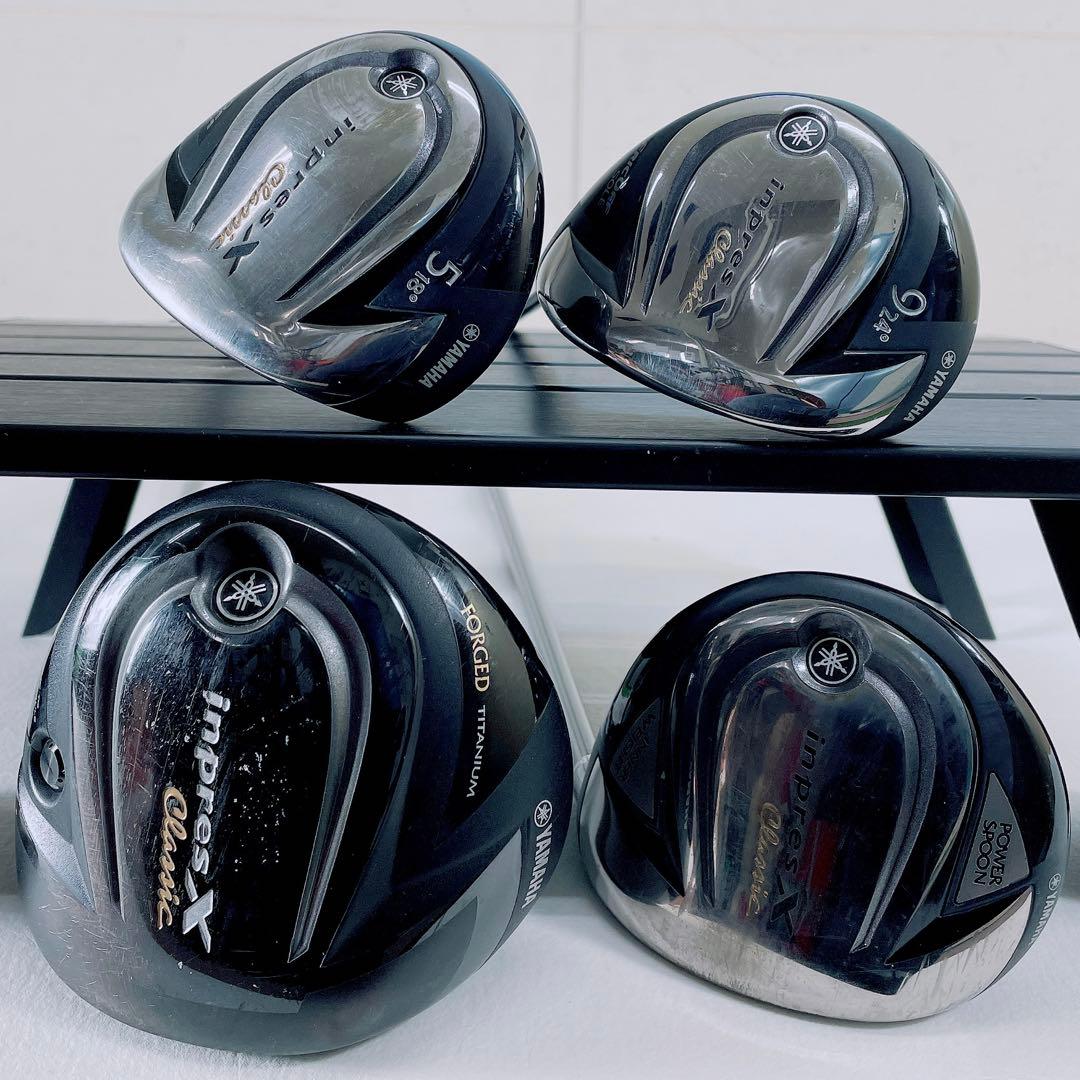 ヤマハ　ドライバー　フェアウェイウッド　インプレスX R 4本　N2283