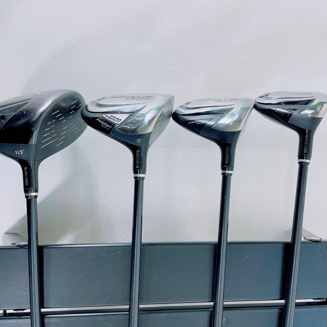 ヤマハ　ドライバー　フェアウェイウッド　インプレスX R 4本　N2283