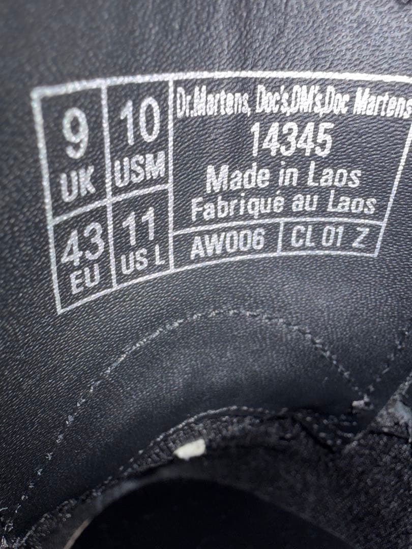ドクターマーチン　ローファー　ブラック