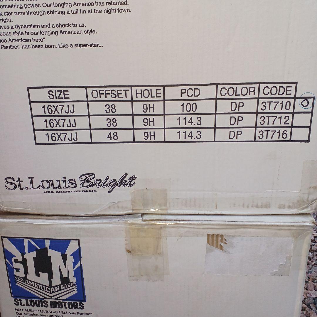 ★セントルイス　ブライト★未使用4本★16×7J/PCD100/4-5H/+38