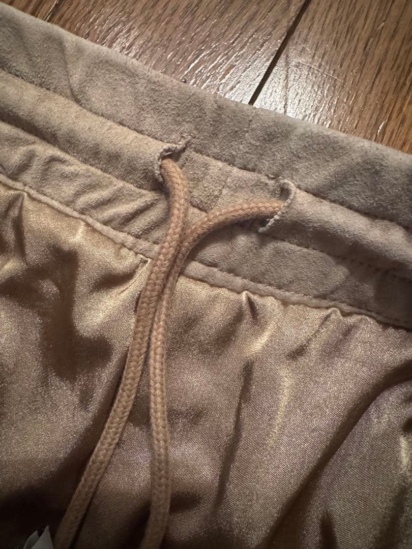 アディダス ベージュ スエードパンツ　NEIGHBORHOOD × adidas