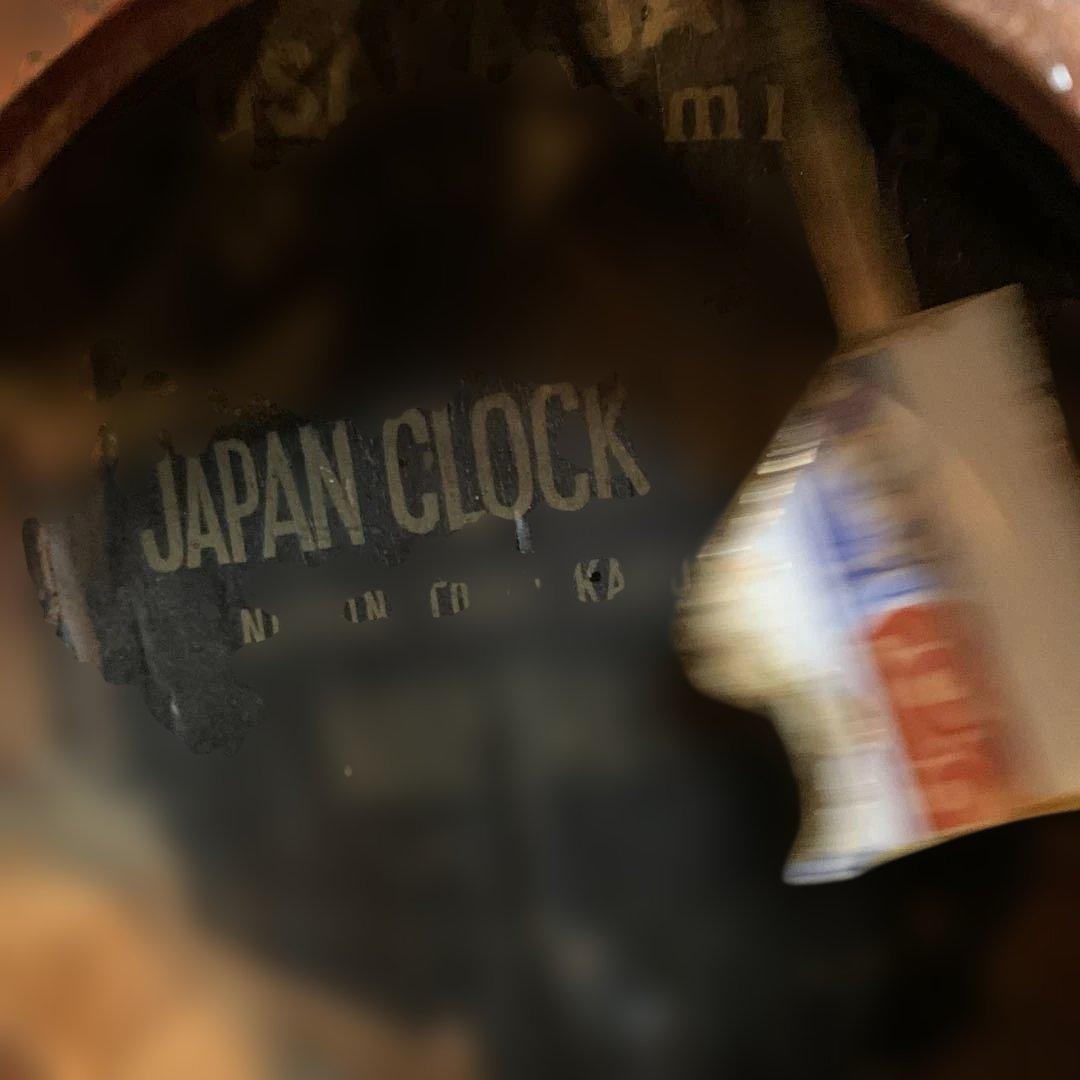 ノブ　そ　様　 専用 日本時計株式会社の柱時計枠　アンティーク赤柄古伊万里