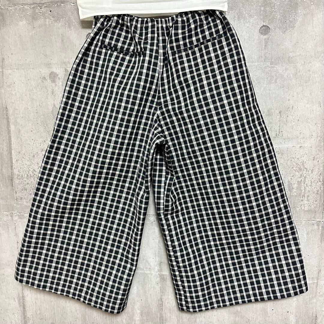 S tricot COMME des GARCONS パンツ 白 黒 チェック柄