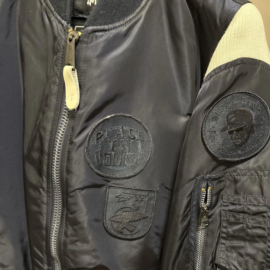 Stussy 25周年MA-1 alpha fragment