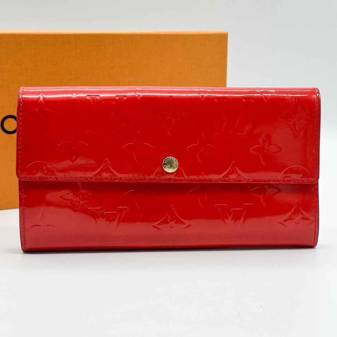 ルイヴィトン ポルトフォイユ サラ ヴェルニ 二つ折り 長財布 モノグラム