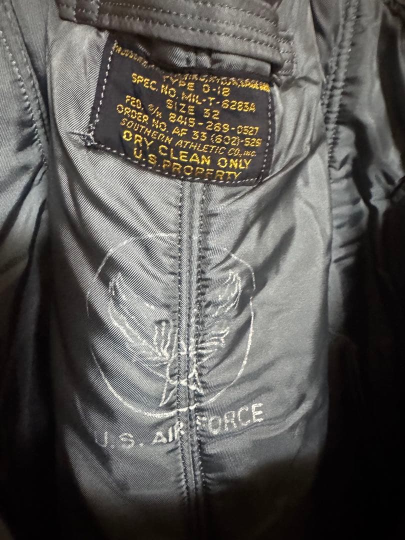 アメリカ空軍　フライトパンツ TYPE 01-B グレー サイズ32 程度極上