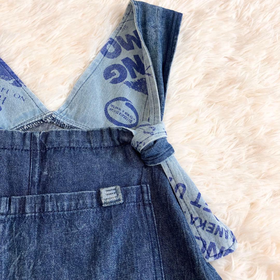 EL RODEO パッチワーク オーバーオール コットン ユニセックス ゆるだぼ