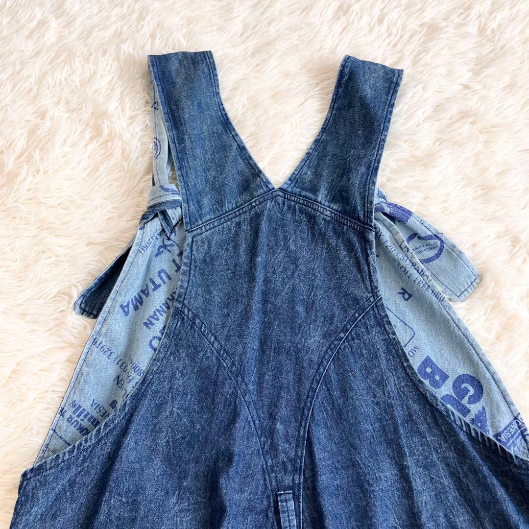 EL RODEO パッチワーク オーバーオール コットン ユニセックス ゆるだぼ