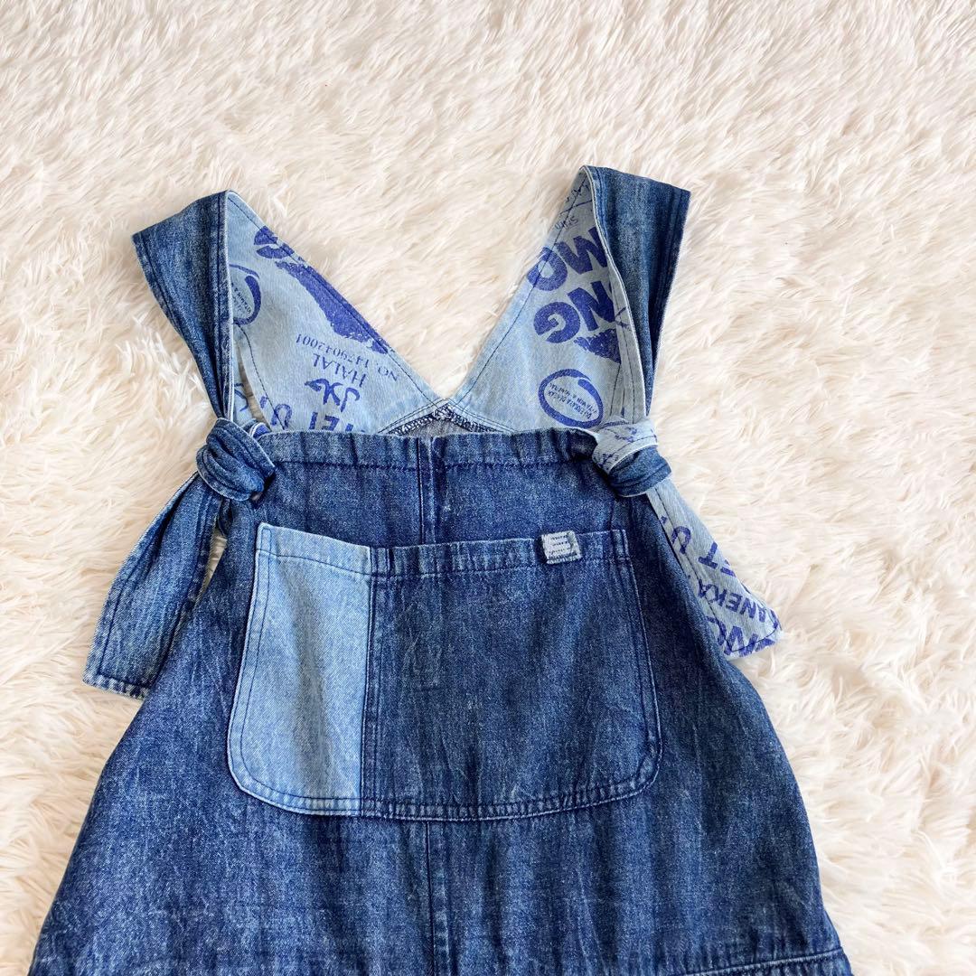 EL RODEO パッチワーク オーバーオール コットン ユニセックス ゆるだぼ