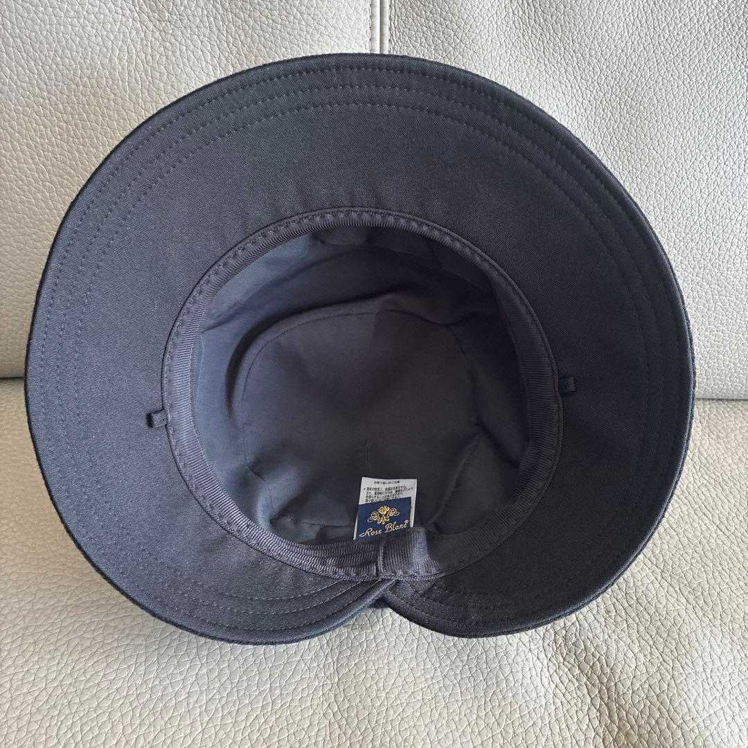 ウール混紡 ブラックキャスケット