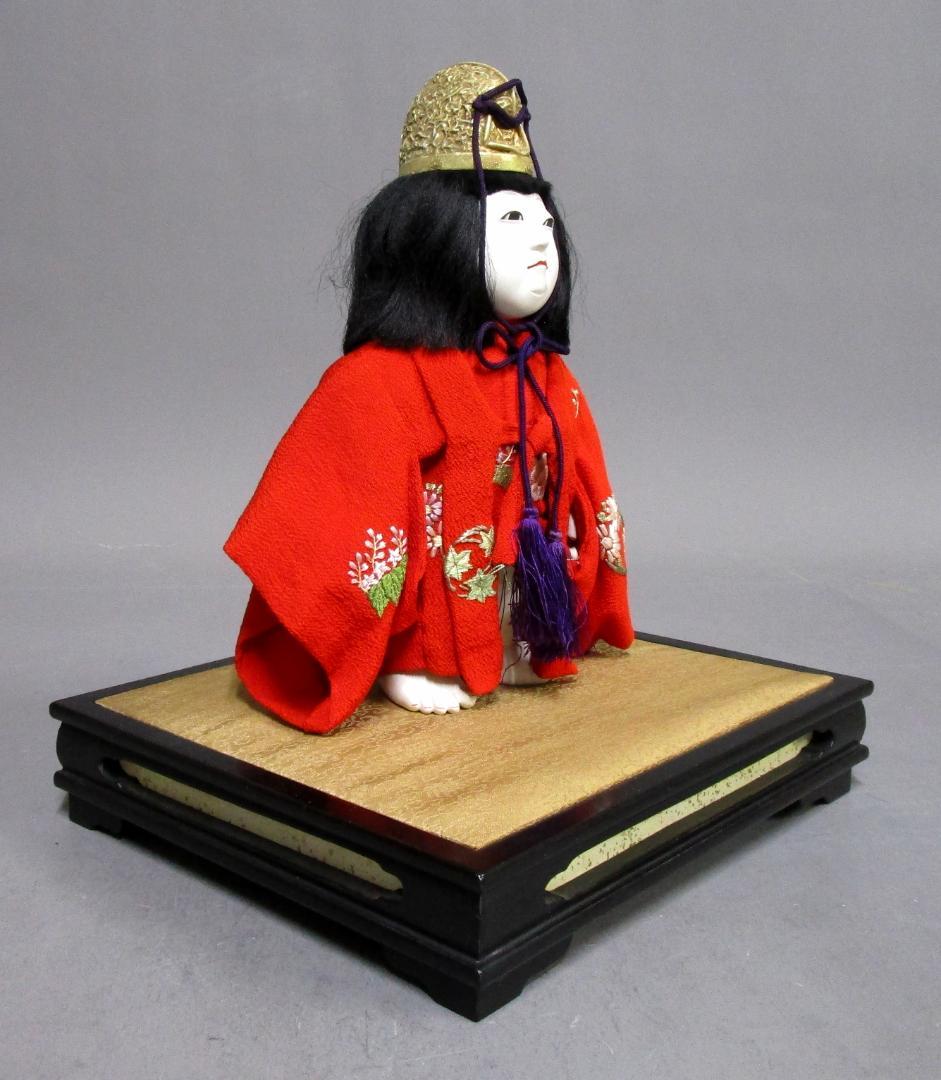 ビンテージ［節句人形］有職 御雛人形司 東京市日本橋区 永徳齋　檜箱入