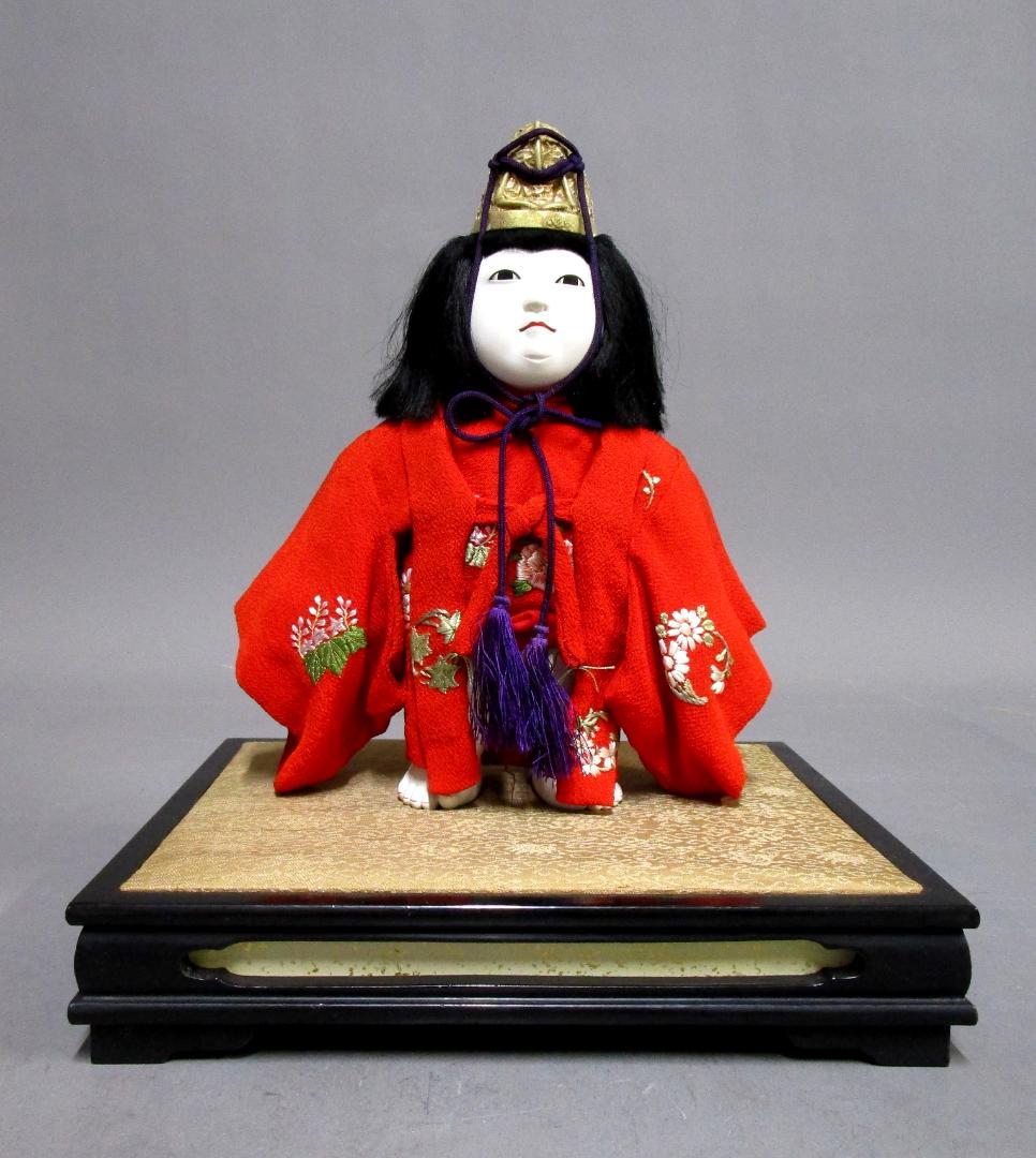 ビンテージ［節句人形］有職 御雛人形司 東京市日本橋区 永徳齋　檜箱入