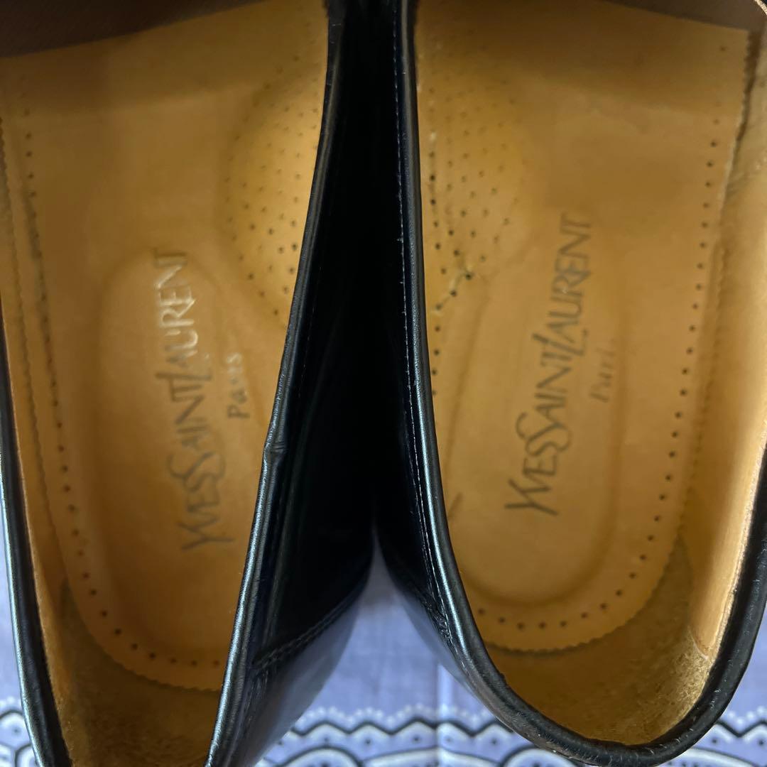 ブラックレザー タッセルローファー