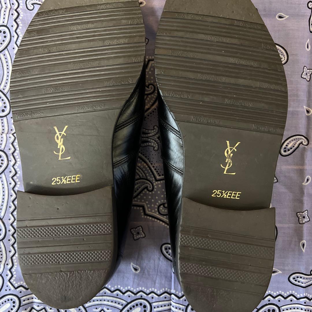 ブラックレザー タッセルローファー