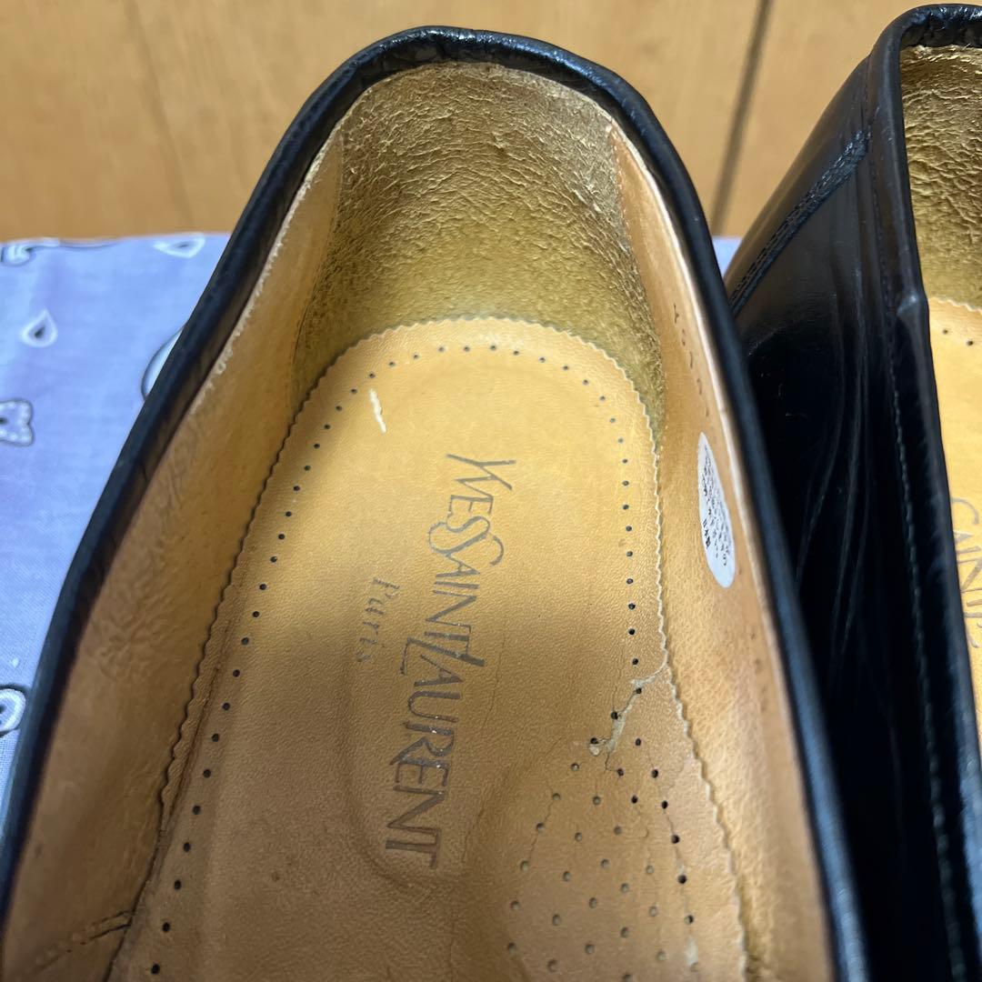 ブラックレザー タッセルローファー