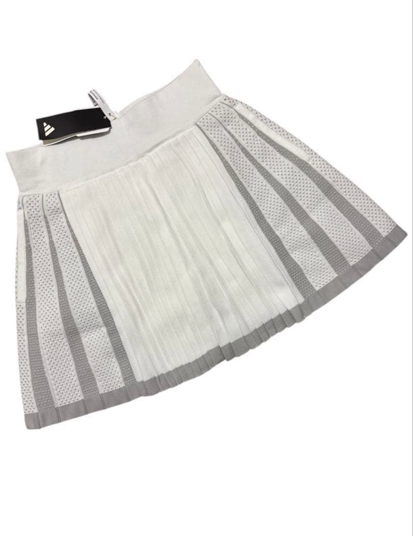 新品アディダス ゴルフ プライムニット トップスMスカートS秋冬