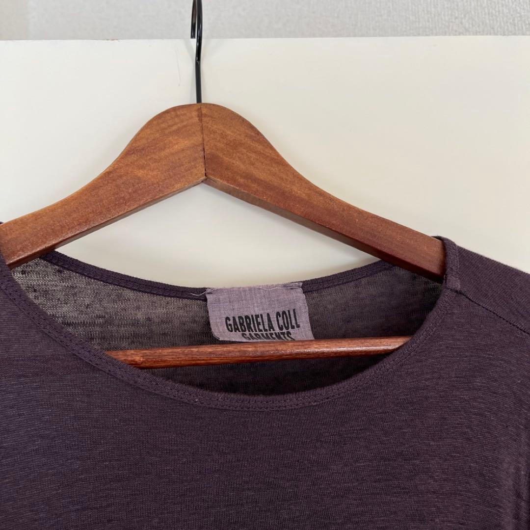 GABRIELA COLL GARMENT リネン ロングスリーブ カットソー