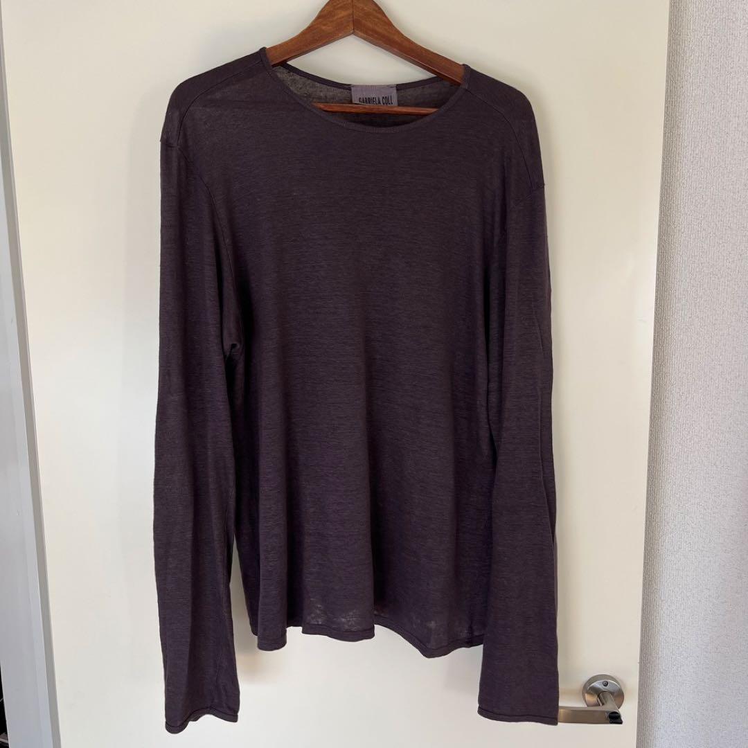 GABRIELA COLL GARMENT リネン ロングスリーブ カットソー