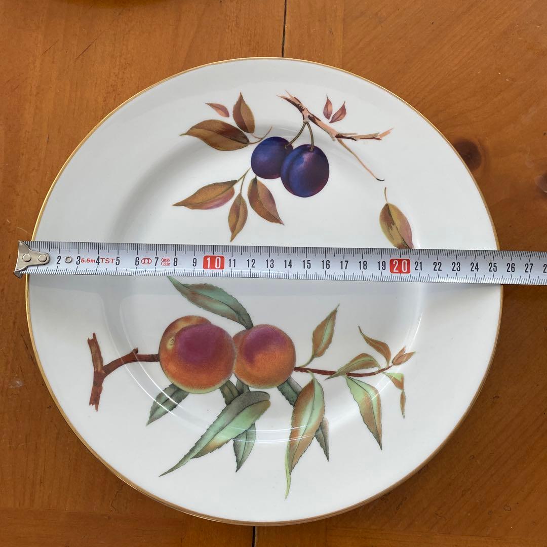 ロイヤルウースター　evesham 大型プレート６枚セット