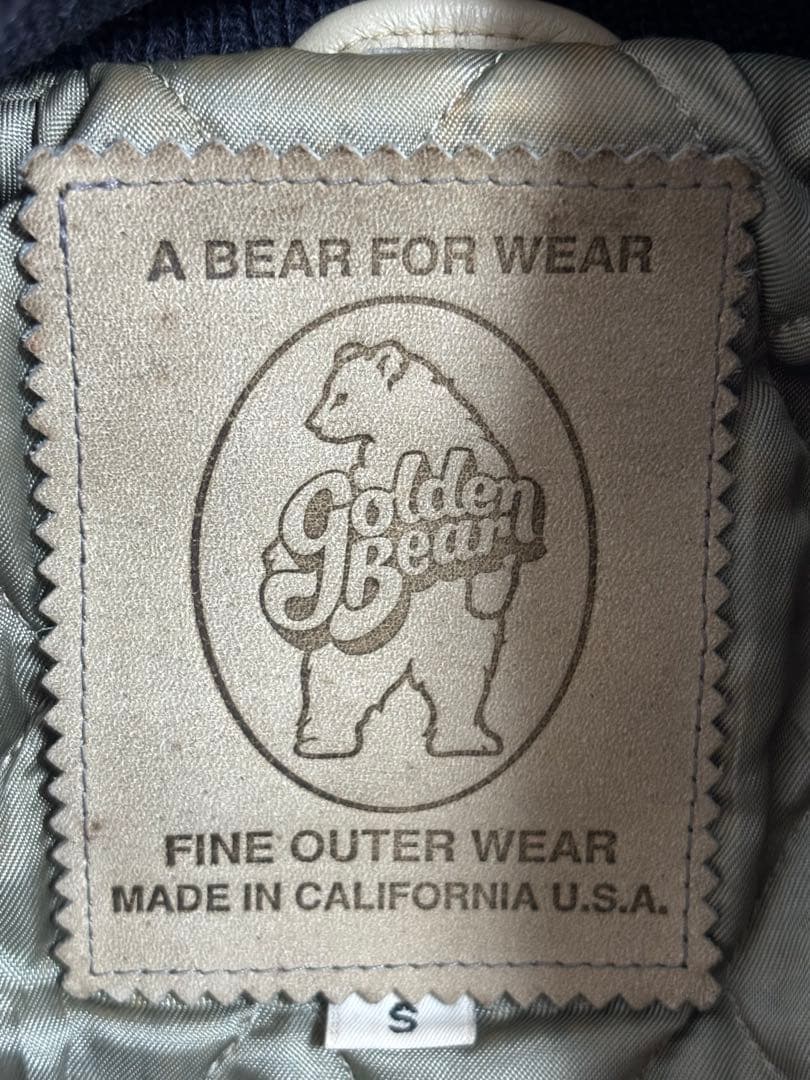 ゴールデンベア　golden bear スタジャン　 USA製