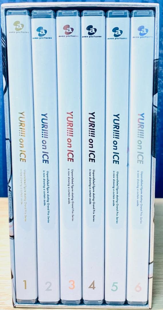 ◾️週刊ユーリ付 ユーリ!!! on ICE 全6巻 DVD セット 収納BOX付