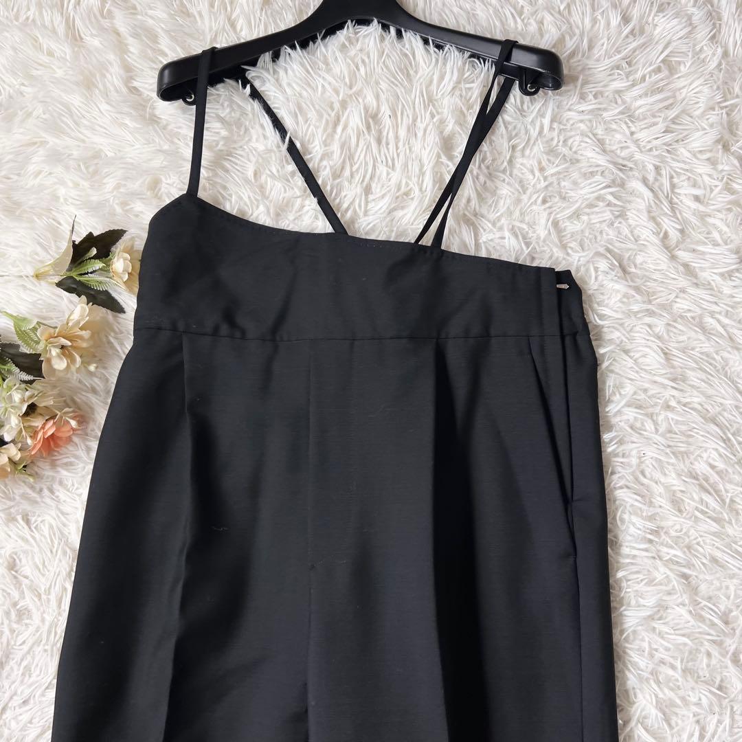 Drawer ドゥロワー ウール モヘア ドロス フレスコ サロペット 38