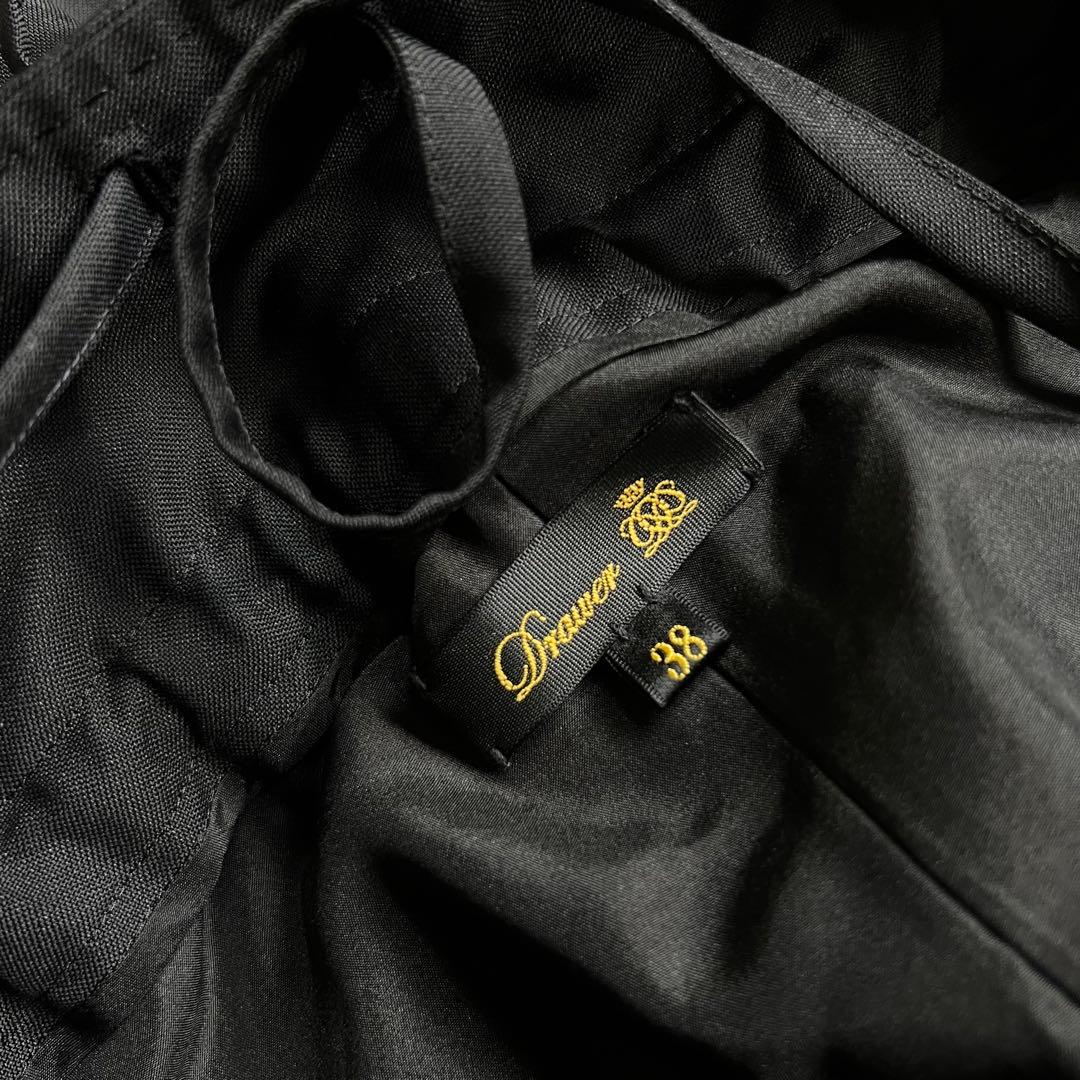 Drawer ドゥロワー ウール モヘア ドロス フレスコ サロペット 38