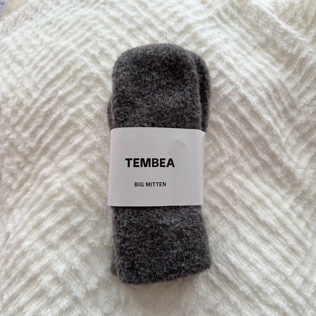 TEMBEA BIG MITTEN グレー Gunte 手袋