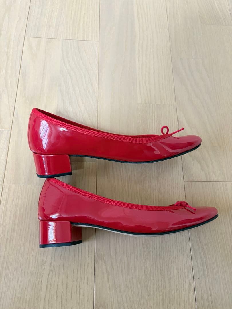 レペット サンドリオン バレエシューズ フラットパンプス エナメル　39.5