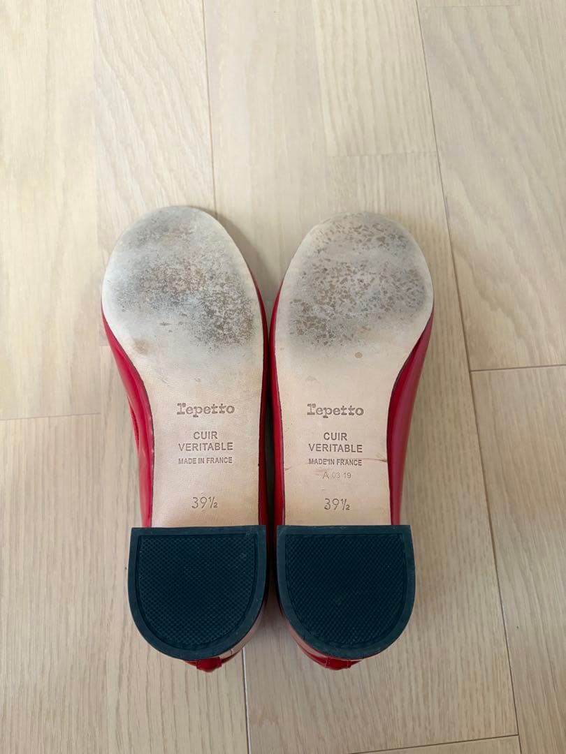 レペット サンドリオン バレエシューズ フラットパンプス エナメル　39.5