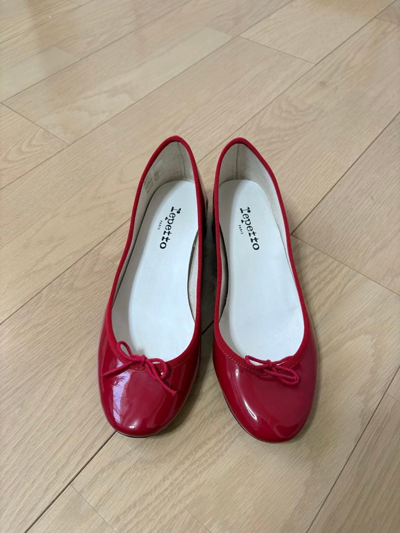 レペット サンドリオン バレエシューズ フラットパンプス エナメル　39.5