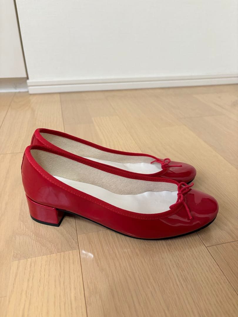 レペット サンドリオン バレエシューズ フラットパンプス エナメル　39.5