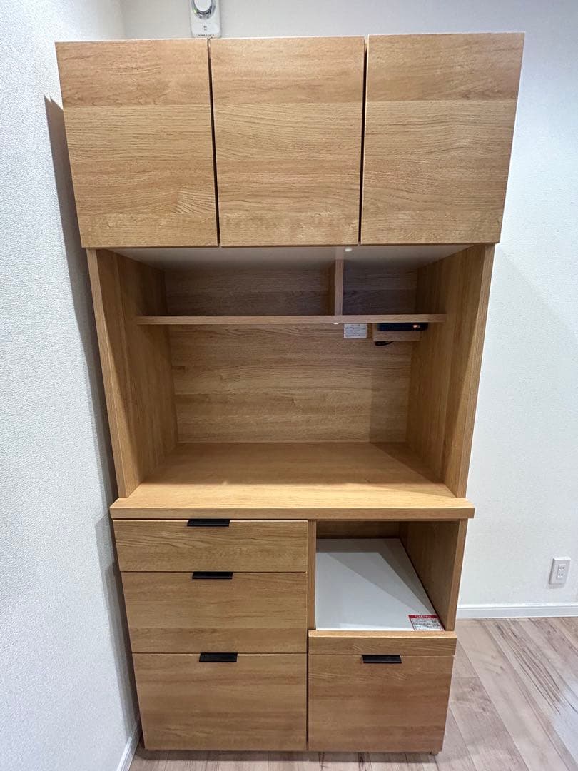 キッチンボード(エトナ90KB LBR) ★送料込み