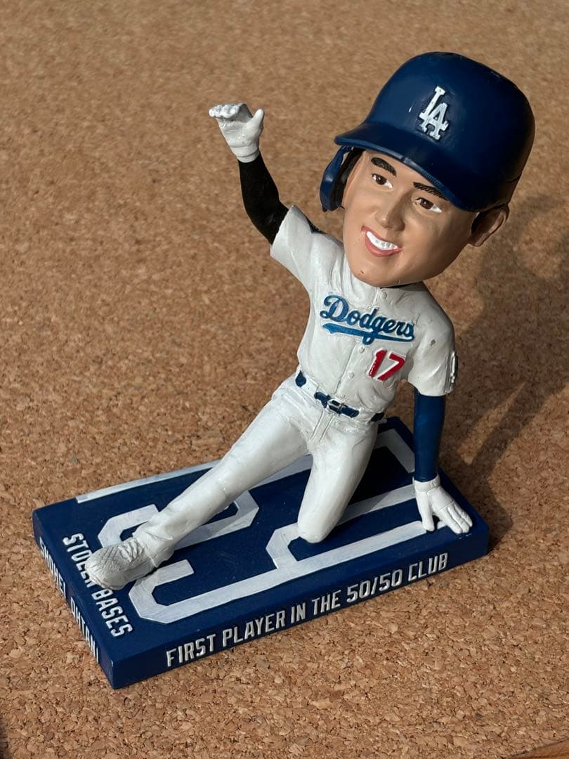 【おまけ３種付】　大谷翔平　ボブルヘッド　2025年　第2弾記念品　50/50