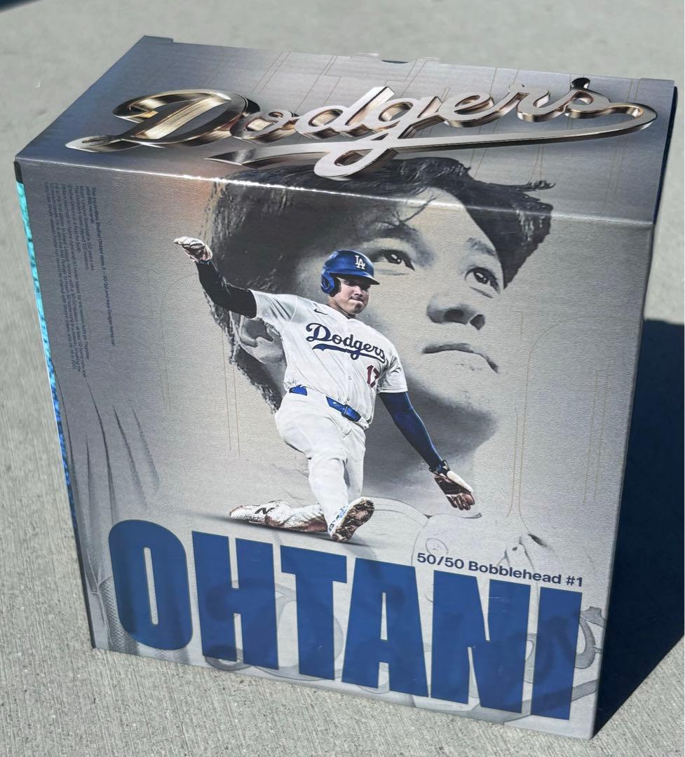 【おまけ３種付】　大谷翔平　ボブルヘッド　2025年　第2弾記念品　50/50