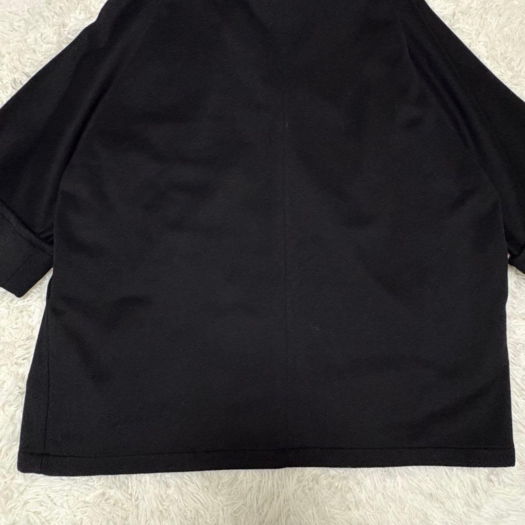 極美品 高級★カシミヤ100%コート フォックスファー リアルファー