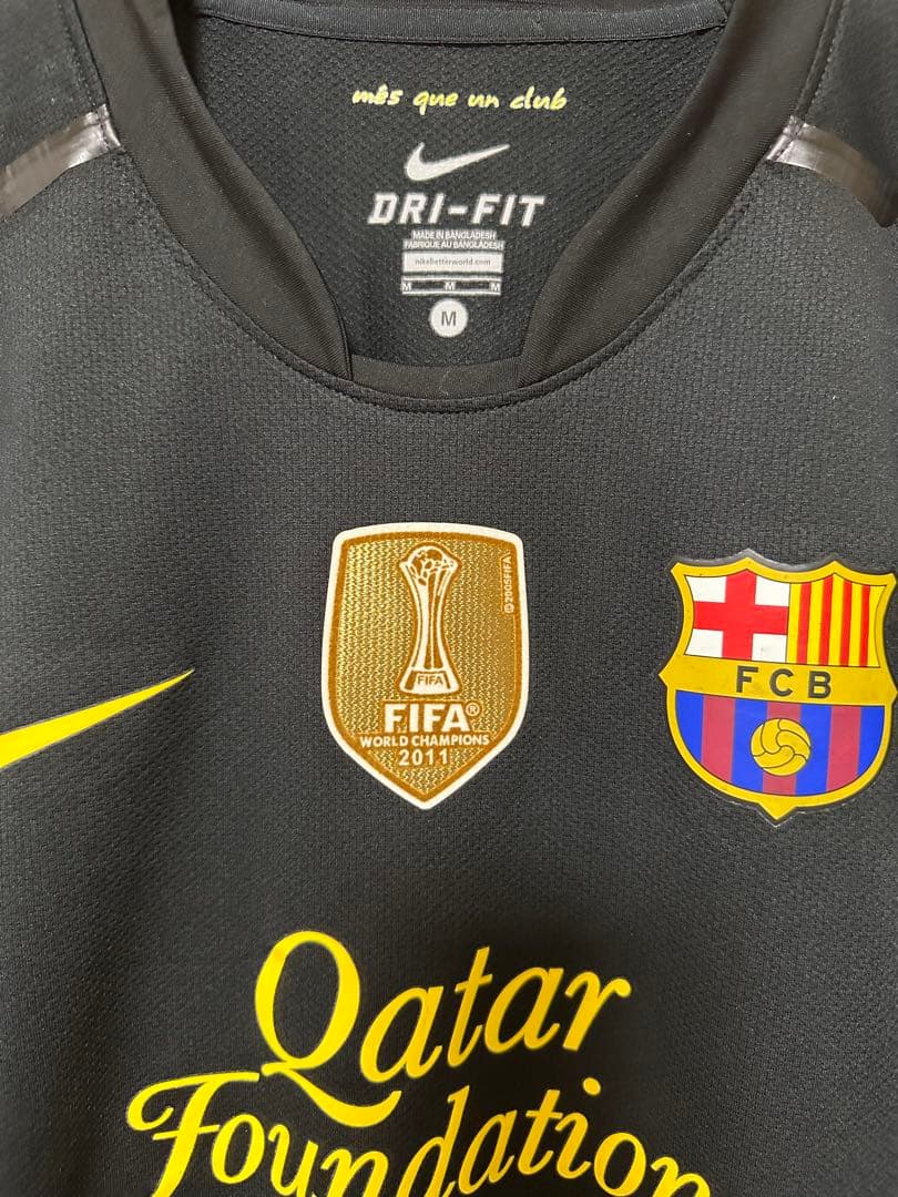 【メッシ#10】バルセロナ 選手支給 AWAY ユニフォーム11/12 Mサイズ
