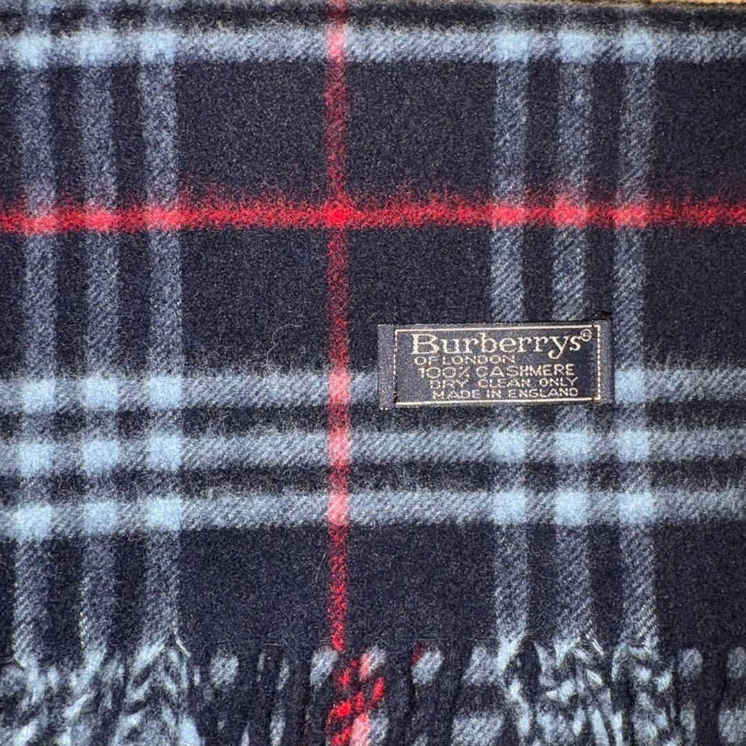 Burberrys マフラー★クリーニング済 ★カシミア100%