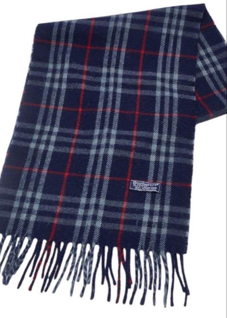 Burberrys マフラー★クリーニング済 ★カシミア100%