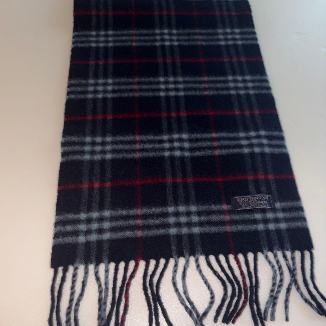 Burberrys マフラー★クリーニング済 ★カシミア100%