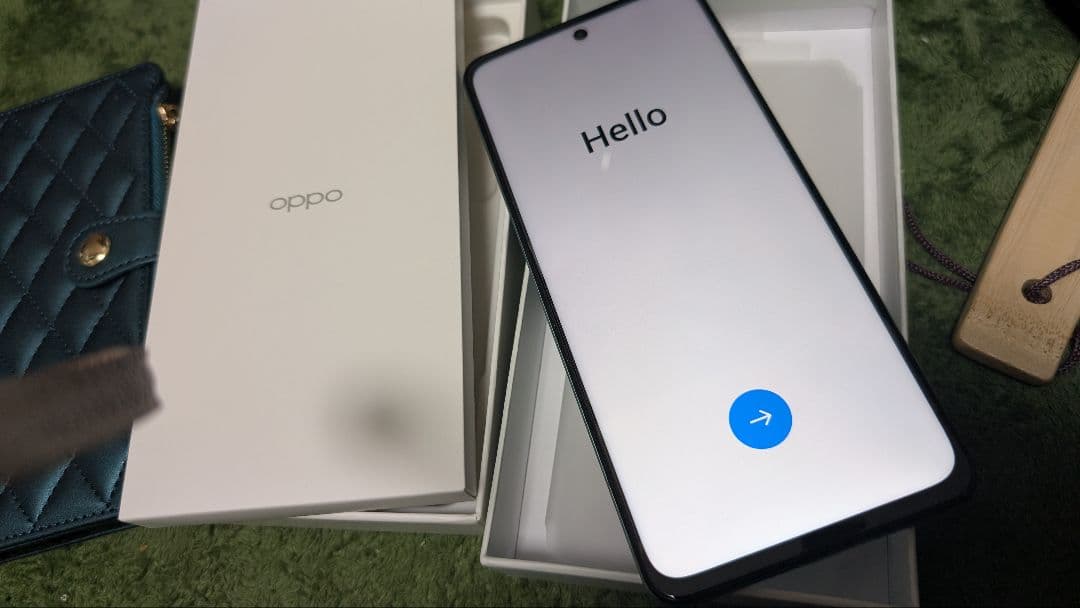 OPPO グローグリーン スマートフォン 本体シムフリー