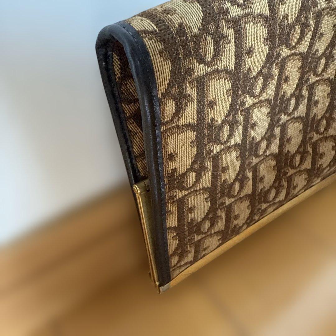 Dior トロッター　がま口　クラッチバッグ